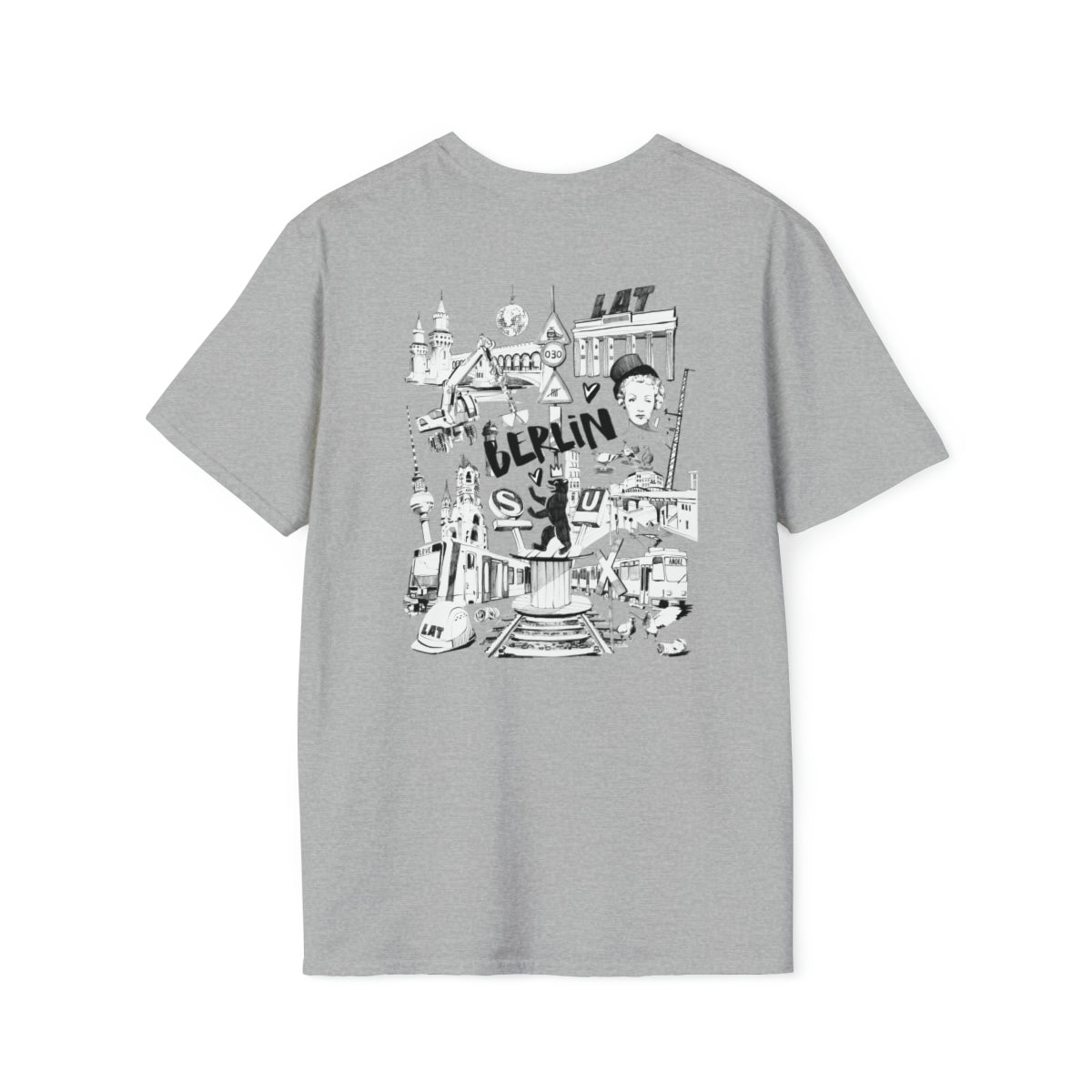 T-Shirt mit Kunstdruck von KiKi