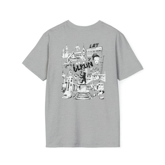 T-Shirt mit Kunstdruck von KiKi