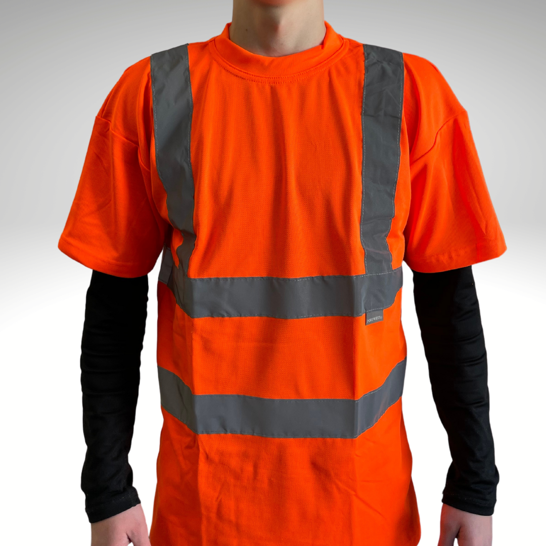 Warnschutz T-Shirt mit Silberstreifen